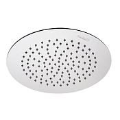 Carimali MySlim Верхний душ без кронштейна d23,8 см, с 1 видом струи, цвет: нержавеющая сталь SLM0002CRX