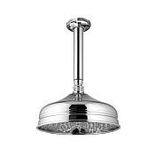 Carimali Colonial Верхний душ с кронштейном 22 см, с 1 видом струи, цвет: хром 27020C15/SOF-CR