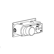 Carimali Colonial Внутренняя часть для смесителя на 2 потока W21421CR