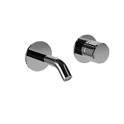 Carimali Still-Oh Смеситель для раковины, вентильный, встр., на 2 отверстия, изл. 12 см, цвет: хром 0-STL2701EST-CR