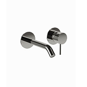 Carimali IlTondo Смеситель для раковины встраиваемый на 2 отв., внеш. часть, излив 22 см, цвет: хром 0-ITD2702EST-CR