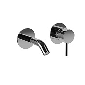 Carimali IlTondo Смеситель для раковины рычаж., встр., на 2 отв., внеш. часть, изл. 12см, цвет: хром 0-ITD2701EST-CR