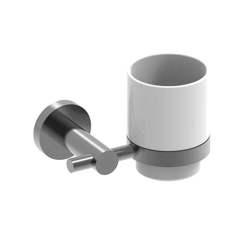Nemo Стакан для зубных щеток подвесной, керамический, цвет: brush gun metal NM-01021BGM