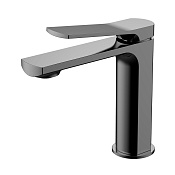 Nemo Prima Смеситель для раковины с донным клапаном, высота излива 11,6 см, цвет: brush gun metal NM-1311-BGM