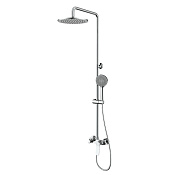 Nemo Prima Душевая стойка: смеситель, верхний душ, штанга 123,1 см, лейка, шланг, цвет: chrome NM-1353CR