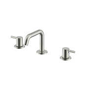 Nemo Round Смеситель для раковины с донным клапаном, высота излива 8,5 см, цвет: brush nickel NM-2317BN