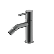 Nemo Round Смеситель для биде однорычажный, цвет: brush gun metal NM-2321BGM