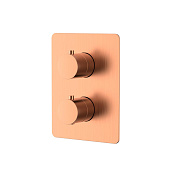 Nemo Round Термостат для ванны и душа на 3 потребителя, с внутренней частью, цвет: rose gold NM-2359RG