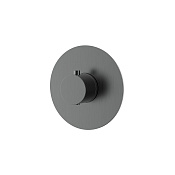 Nemo Round Термостат для душа на 1 потребителя, с внутренней частью, цвет: brush gun metal NM-2360BGM