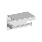 Nemo Держатель туалетной бумаги с полочкой, подвесной, цвет: brush nickel NM-C01055BN