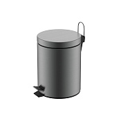 Nemo Ведро с педалью 5 литров, цвет: brush gun metal NMPS-05BGM