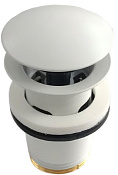 Kludi Донный клапан Click-Clack для раковины, с переливом, цвет: белый матовый 1042653-00