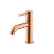 Nemo Round Смеситель для раковины с донным клапаном, высота излива 7,3 см, цвет: rose gold NM-2311RG