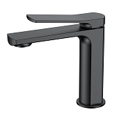 Nemo Prima Смеситель для раковины с донным клапаном, высота излива 11,6 см, цвет: matte black NM-1311-MB