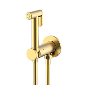 Nemo Round Гигиенический душ с прогрессивным смесителем, шланг 120 см, цвет: brush gold NM-2322BG