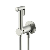 Nemo Round Гигиенический душ с прогрессивным смесителем, шланг 120 см, цвет: brush nickel NM-2322BN