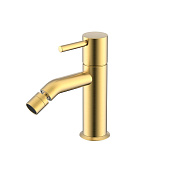Nemo Round Смеситель для биде однорычажный, цвет: brush gold NM-2321BG