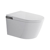 Nemo Унитаз подвесной электронный 60x39 см с функцией биде, смыв торнадо, цвет: glossy white 977-2/WHITE