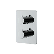 Nemo Round Термостат для ванны и душа на 2 потребителя, с внутренней частью, цвет: chrome NM-2358CR