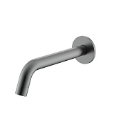 Nemo Излив настенный для ванны 20 см, цвет: brush gun metal NM-8015BGM
