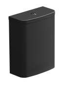 GSG Like Бачок для унитаза с механизмом смыва, цвет: черный матовый LKCIMBL003