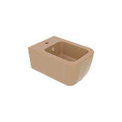 GSG Brio Биде подвесное 36х52,5 см c 1 отверстием под смеситель и переливом, цвет: каштан матовый BRBISO017