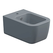 GSG Brio Биде подвесное 36х52,5 см c 1 отверстием под смеситель и переливом, цвет: цемент матовый BRBISO020