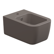 GSG Brio Биде подвесное 36х52,5 см c 1 отверстием под смеситель и переливом, цвет: tortora matt BRBISO029