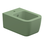 GSG Brio Биде подвесное 36х52,5 см c 1 отверстием под смеситель и переливом, цвет: salvia matt BRBISO031