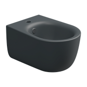 GSG Hit Биде подвесное 36,5х51 см c 1 отверстием под смеситель и переливом, цвет: ebano matt HIBISO028