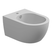 GSG Like Биде подвесное 36х52,5 см c 1 отверстием под смеситель и переливом, цвет: белый матовый LKBISO001