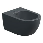 GSG Like Биде подвесное 36х52,5 см c 1 отверстием под смеситель и переливом, цвет: ebano matt LKBISO028