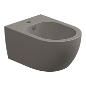 GSG Like Биде подвесное 36х52,5 см c 1 отверстием под смеситель и переливом, цвет: cashmere matt LKBISO030