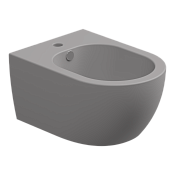 GSG Like Биде подвесное 36х52,5 см c 1 отверстием под смеситель и переливом, цвет: fumo matt LKBISO038