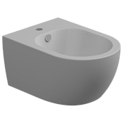 GSG Like Биде подвесное биколор 36х52,5 см c 1 отверстием под смеситель, цвет: white/perla matt LKBISOBI000/033