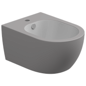 GSG Like Биде подвесное биколор 36х52,5 см c 1 отверстием под смеситель, цвет: white/fumo matt LKBISOBI000/038