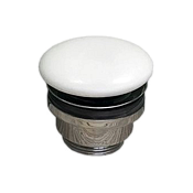 GSG Донный клапан универсальный, click-clack, 1”1/4 с керамической крышкой, цвет: белый глянцевый PILTONUNIAR000