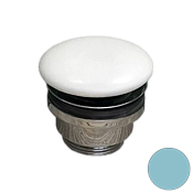 GSG Донный клапан универсальный, click-clack, 1”1/4 с керамической крышкой, цвет: голубой глянцевый PILTONUNIAR022