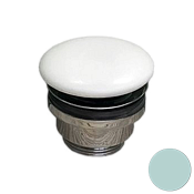 GSG Донный клапан универсальный, click-clack, 1”1/4 с керамической крышкой, цвет: бирюзовый глянец PILTONUNIAR024