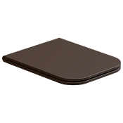 GSG Brio Крышка-сиденье для подвесного унитаза, с микролифтом, цвет: cacao matt BRCOPRSLTICR035