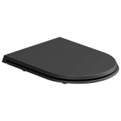 GSG Cruise Крышка-сиденье для подвесного унитаза, с микролифтом, цвет: черный матовый CRCOPRSLTICR003