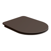 GSG Hit Крышка-сиденье для подвесного унитаза, с микролифтом, цвет: cacao matt HICOPRSLTICR035