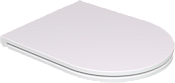 GSG Like Крышка-сиденье для подвесного унитаза, с микролифтом, цвет: белый матовый LKCOPRSLTICR001