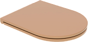 GSG Like Крышка-сиденье для подвесного унитаза, с микролифтом, цвет: каштан матовый LKCOPRSLTICR017