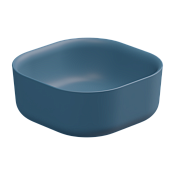 GSG Hit Раковина чаша 42х42 см, без перелива и отверстия под смеситель, цвет: denim matt HILAVQU42027