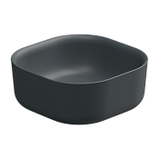 GSG Hit Раковина чаша 42х42 см, без перелива и отверстия под смеситель, цвет: ebano matt HILAVQU42028