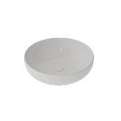 GSG Easy Раковина чаша d45 см, без перелива и отверстия под смеситель, цвет: белый глянцевый EALAVRO45000