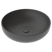 GSG Easy Раковина чаша d45 см, без перелива и отверстия под смеситель, цвет: пепел матовый EALAVRO45021