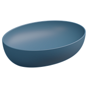 GSG Easy Раковина чаша 55х42 см, без перелива и отверстия под смеситель, цвет: denim matt EALAVOV55027