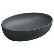 GSG Easy Раковина чаша 55х42 см, без перелива и отверстия под смеситель, цвет: ebano matt EALAVOV55028